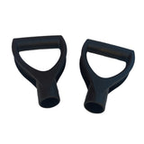 Maxbell 2pcs Plastic Replacement Snow Shovel D Grip Handle for Spades,Forks,Shovels