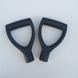 Maxbell 2pcs Plastic Replacement Snow Shovel D Grip Handle for Spades,Forks,Shovels