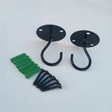 Maxbell 2pcs Wall Mount Ceiling Hooks Iron Wall Mount Lanterns Hanger for Planters