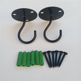Maxbell 2pcs Wall Mount Ceiling Hooks Iron Wall Mount Lanterns Hanger for Planters