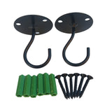 Maxbell 2pcs Wall Mount Ceiling Hooks Iron Wall Mount Lanterns Hanger for Planters