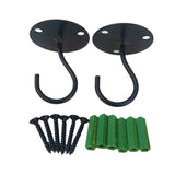 Maxbell 2pcs Wall Mount Ceiling Hooks Iron Wall Mount Lanterns Hanger for Planters