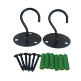 Maxbell 2pcs Wall Mount Ceiling Hooks Iron Wall Mount Lanterns Hanger for Planters