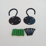Maxbell 2pcs Wall Mount Ceiling Hooks Iron Wall Mount Lanterns Hanger for Planters
