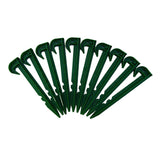 Maxbell 10Pcs/Set Plastic Garden Stakes Tent Pegs