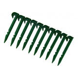 Maxbell 10Pcs/Set Plastic Garden Stakes Tent Pegs