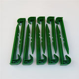 Maxbell 10Pcs/Set Plastic Garden Stakes Tent Pegs