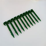 Maxbell 10Pcs/Set Plastic Garden Stakes Tent Pegs