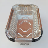 Maxbell 10Pcs/Set BBQ Aluminum Foil Grease Drip Pans