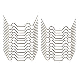 Maxbell 25Pcs Greenhouse Glazing Clips Stainless Steel W Spring Wire for Greenhouse