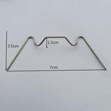 Maxbell 25Pcs Greenhouse Glazing Clips Stainless Steel W Spring Wire for Greenhouse