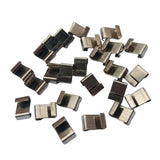 Maxbell 25pcs Stainless Steel Z-Lap Type Greenhouse Glazing Clips Garden Supplies