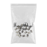 Maxbell 25pcs Stainless Steel Z-Lap Type Greenhouse Glazing Clips Garden Supplies