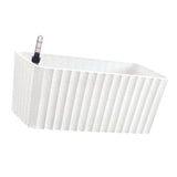 Maxbell 11'' Self Watering Planter with Water Level Gauge Decorative Flower Pots