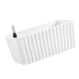 Maxbell 11'' Self Watering Planter with Water Level Gauge Decorative Flower Pots