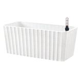 Maxbell 11'' Self Watering Planter with Water Level Gauge Decorative Flower Pots