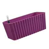 Maxbell 11'' Self Watering Planter with Water Level Gauge Decorative Flowers Pots