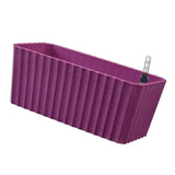 Maxbell 11'' Self Watering Planter with Water Level Gauge Decorative Flowers Pots