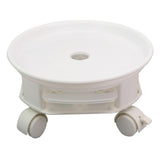 Maxbell Movable Flower Pot Tray Rolling Plant Caddy Flowerpot Base Plant Stand 24cm