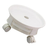 Maxbell Movable Flower Pot Tray Rolling Plant Caddy Flowerpot Base Plant Stand 24cm