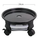 Maxbell Plant Pot Trolley with Easy Moving Caster Wheels and Water Container A 24cm