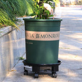 Maxbell Plant Pot Trolley with Easy Moving Caster Wheels and Water Container B 27cm