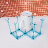 Maxbell Retractable Cups Drying Rack Drinking Glass and Sports Bottle Drainer Stands