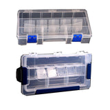 Maxbell Portable Plastic Tool Box Parts Box Storage Components Box 15.6x21.5x11.5cm