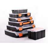 Maxbell Portable Plastic Tool Box Parts Box Storage Components Box 15.6x21.5x11.5cm