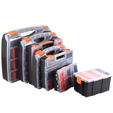 Maxbell Portable Plastic Tool Box Parts Box Storage Components Box 15.6x21.5x11.5cm