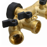 Maxbell 4 Way Garden Hose Splitter Heavy Duty Water Hose Adapter Europe Thread