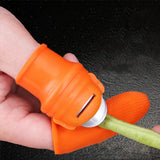 Maxbell Garden Silicone Thumb Knife Harvesting Plant S(with Latex Finger Cover)