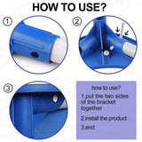 Maxbell Plastic Pool Joint Pins & Rubber Seals for Intex Metal Frame Pool 10Pcs