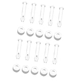 Maxbell Plastic Pool Joint Pins & Rubber Seals for Intex Metal Frame Pool 10Pcs