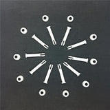 Maxbell Plastic Pool Joint Pins & Rubber Seals for Intex Metal Frame Pool 10Pcs