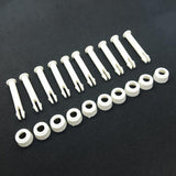 Maxbell Plastic Pool Joint Pins & Rubber Seals for Intex Metal Frame Pool 10Pcs