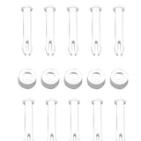 Maxbell Plastic Pool Joint Pins & Rubber Seals for Intex Metal Frame Pool 10Pcs