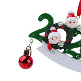 2020 Christmas Xmas Hanging Ornaments Quarantine Santa Family 4 Santa