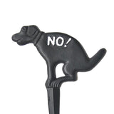 Maxbell  Yard Signs No Pooping Dog Signs for Yard Pick Up Your Dog Poop Signs Style1