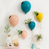 Maxbell Indoor Plants Holders Wall Vase Flowers Wall Mounted Planters Gifts Pink