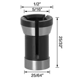 Maxbell Precision Milling Cutter Collets Adapter Engraving Trimming Chuck Head 8mm