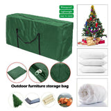 Xmas Tree Storage Bag Heavy Duty with Handles and Sleek Zipper 122x39x55cm