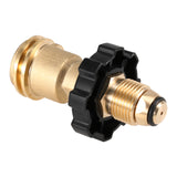 Maxbell QCC Propane Tank Cylinder Adapter Camping BBQ 50LB Pressure Regulator Valve