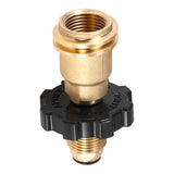 Maxbell QCC Propane Tank Cylinder Adapter Camping BBQ 50LB Pressure Regulator Valve