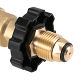 Maxbell QCC Propane Tank Cylinder Adapter Camping BBQ 50LB Pressure Regulator Valve
