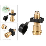 Maxbell QCC Propane Tank Cylinder Adapter Camping BBQ 50LB Pressure Regulator Valve