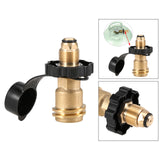 Maxbell QCC Propane Tank Cylinder Adapter Camping BBQ 50LB Pressure Regulator Valve