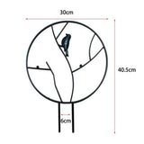 Maxbell Garden Trellis Climbing Vine Potted Plants Support Trellises 30cm Black
