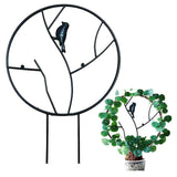 Maxbell Garden Trellis Climbing Vine Potted Plants Support Trellises 30cm Black