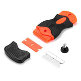 Maxbell Razor Blade Scraper w/ Plastic Blades Decal Remover Tool for Auto Window